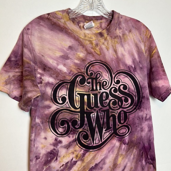 Tops - The Guess Who 1960’s Rock Band Tie Dye Shirt Size Small